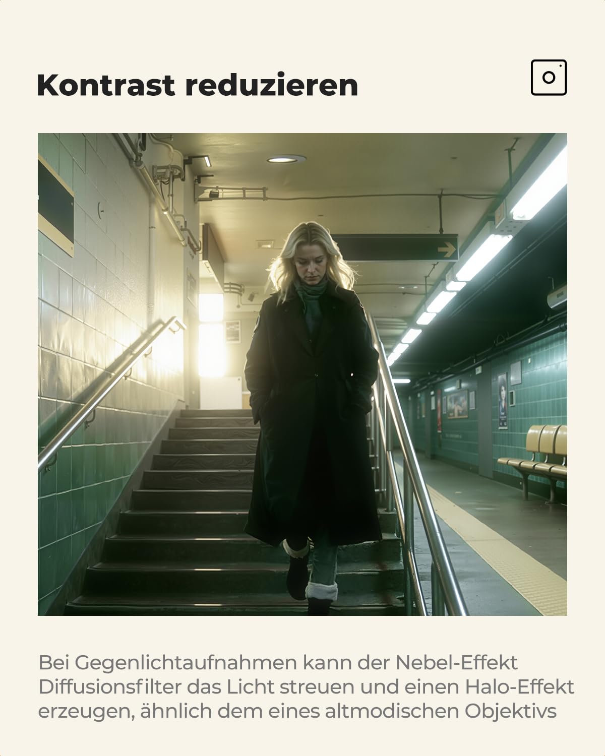 K&F CONCEPT Nebel-Effekt Diffusionsfilter 77mm Mist Filter für Landschafts- und Porträtfotografie (Nano-Xcel)