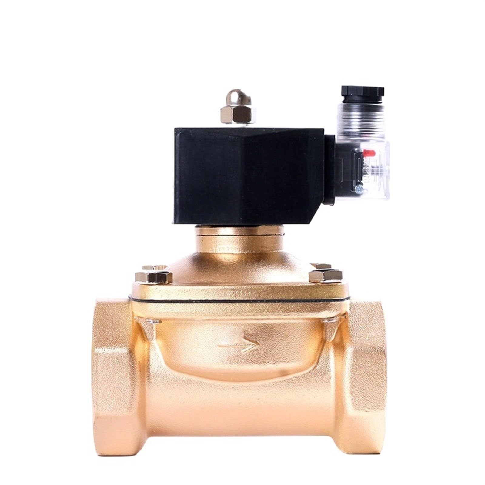 Électrovanne à gaz haute température normalement fermée pour circuit laiton