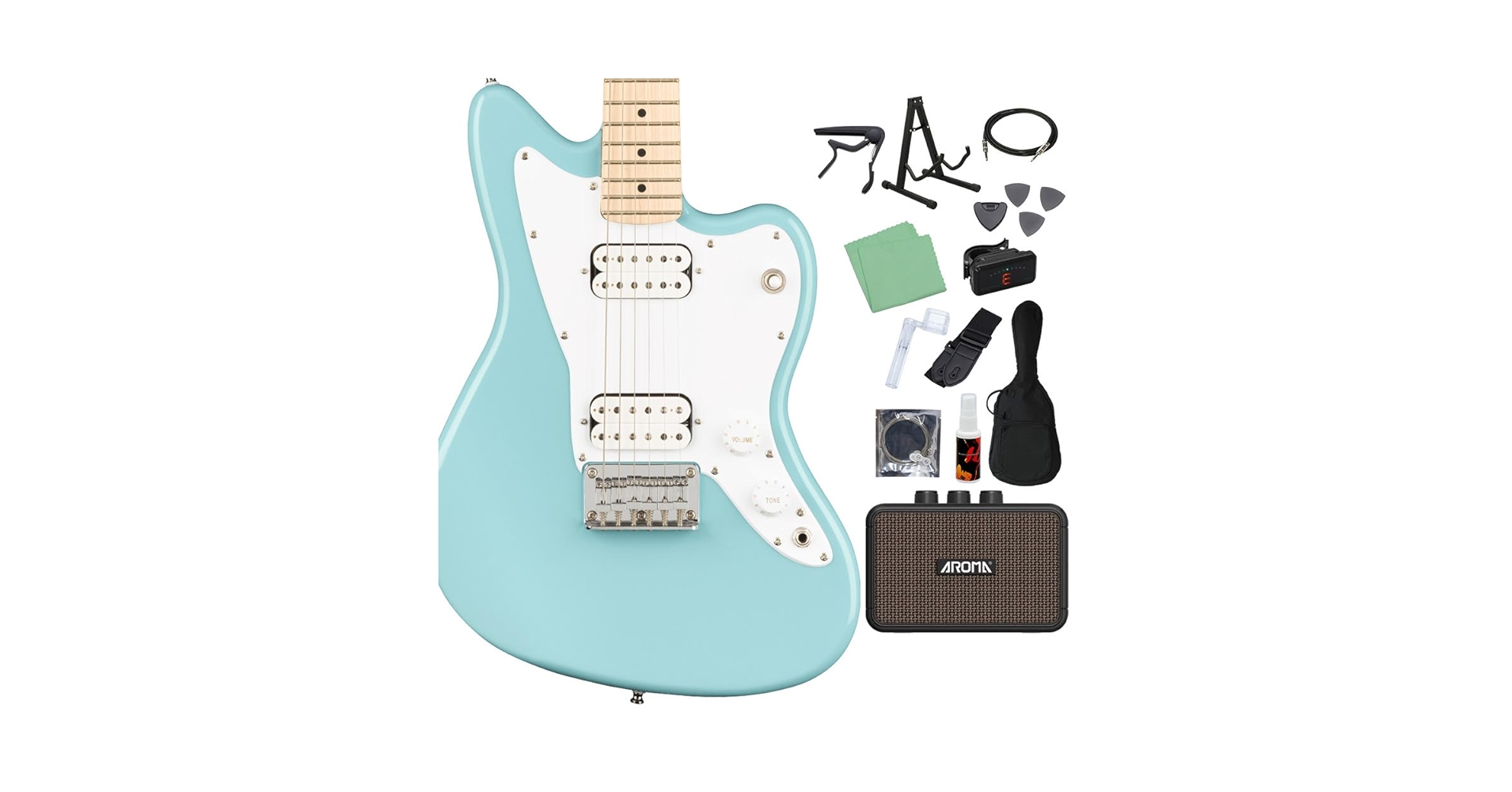 Amazon | Squier by Fender Mini Jazzmaster HH エレキギター初心者14