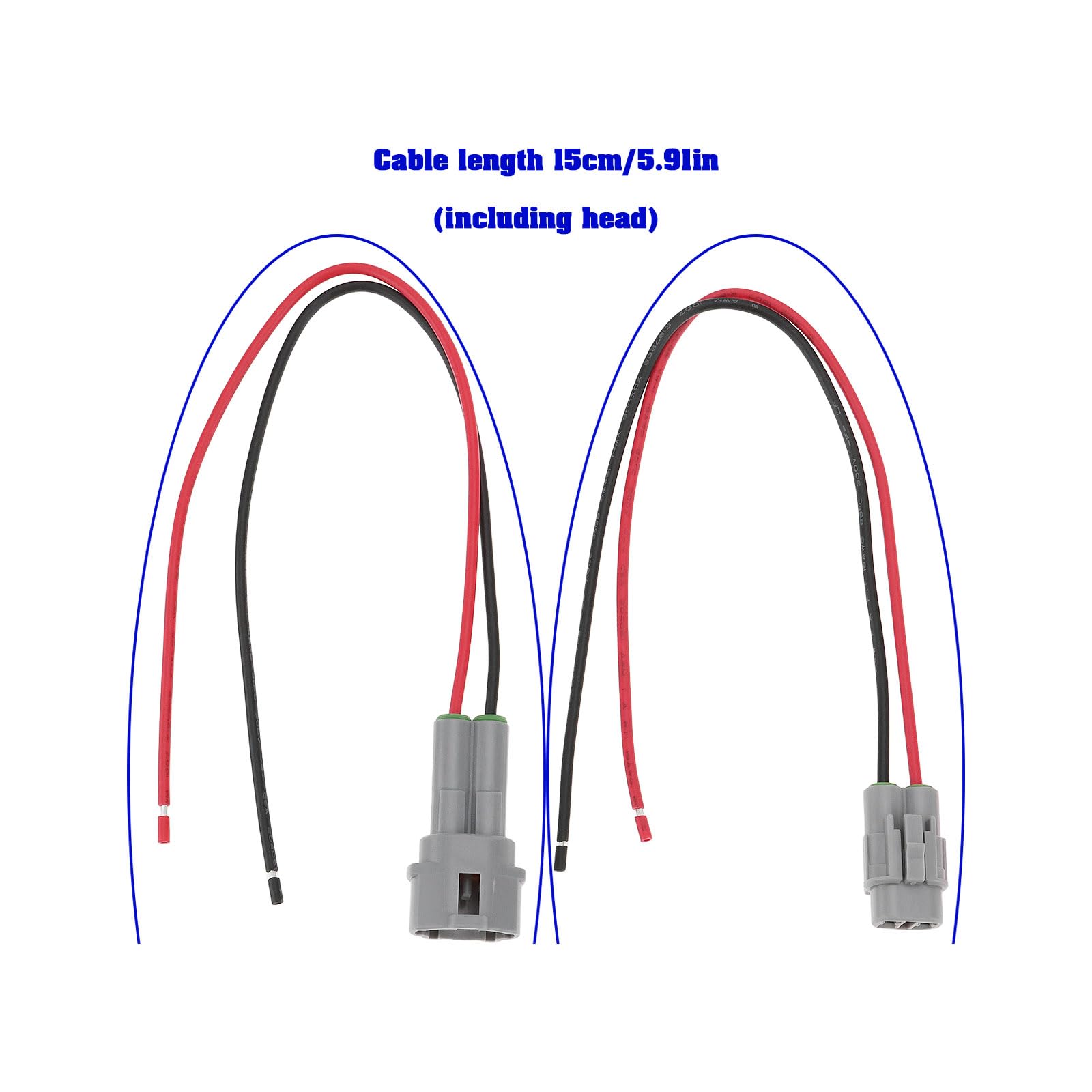 Set Di 2 Connettori ISO Per Autoradio - Maschio 8+5 Pin, Cavo Da 160 Mm, Per Alimentazione E Altoparlanti - Foto 8