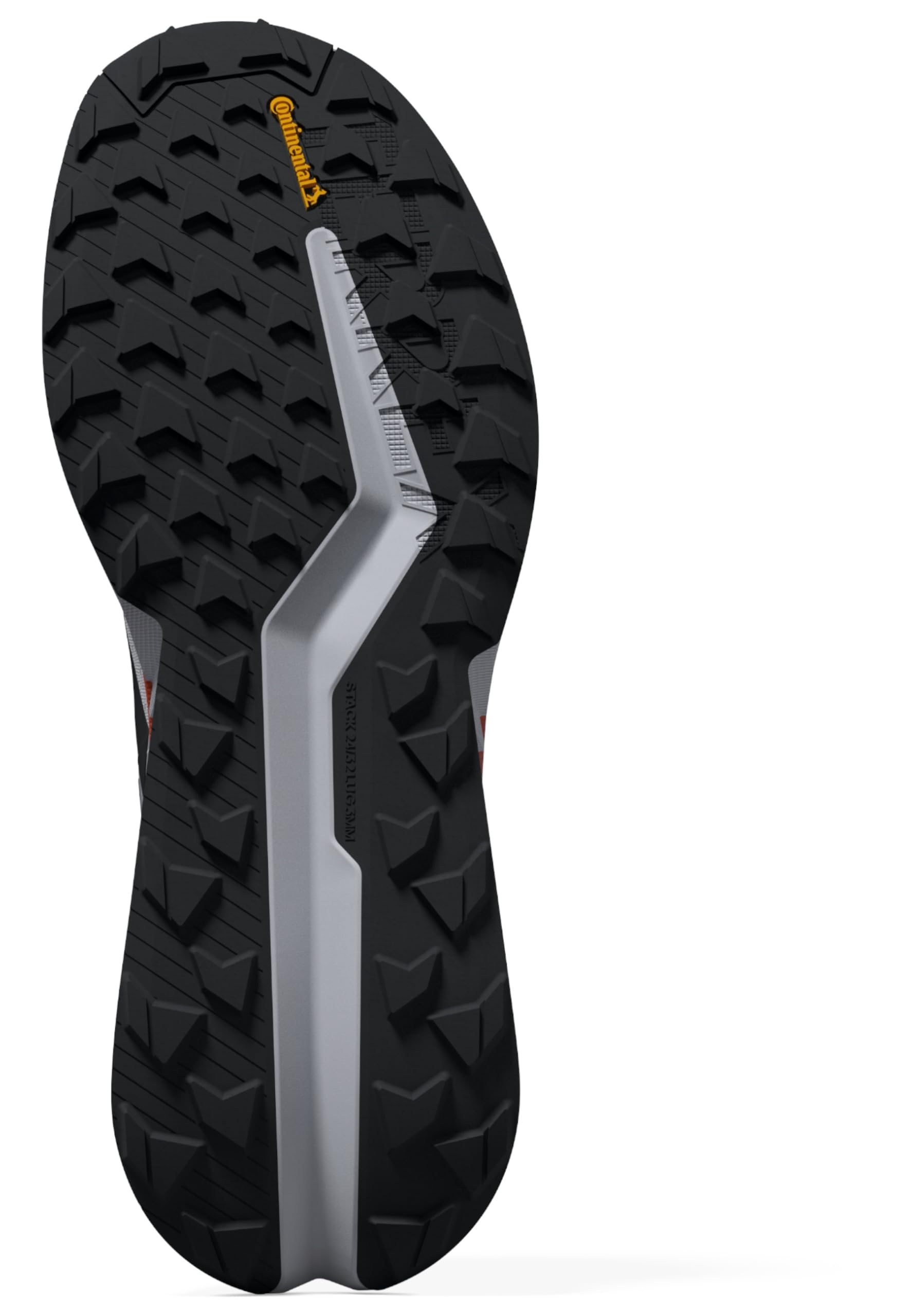 adidas Terrex Soulstride Flow Scarpe Trail Running Uomo, Grigio/Antracite/Arancione - JR7065