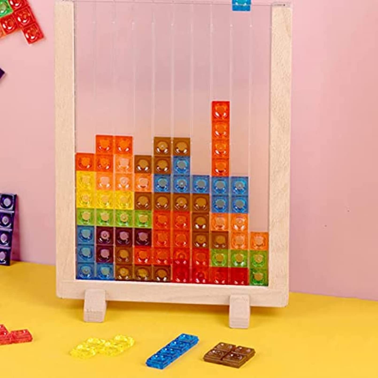 Amazon | ブロックパズル、ブロックボードジグソーパズル、子供用3D