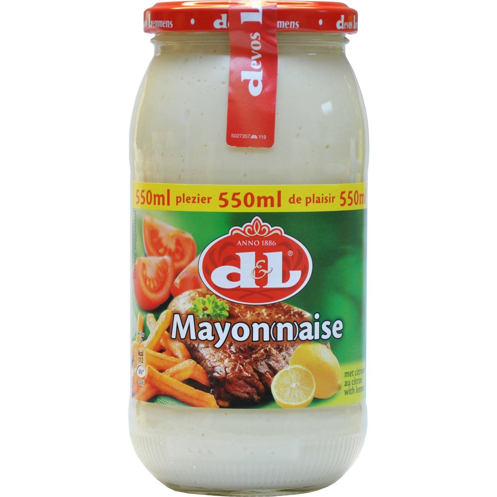 Devos Lemmens Zitronen Mayonnaise 550ml. : Amazon.de: Lebensmittel ...