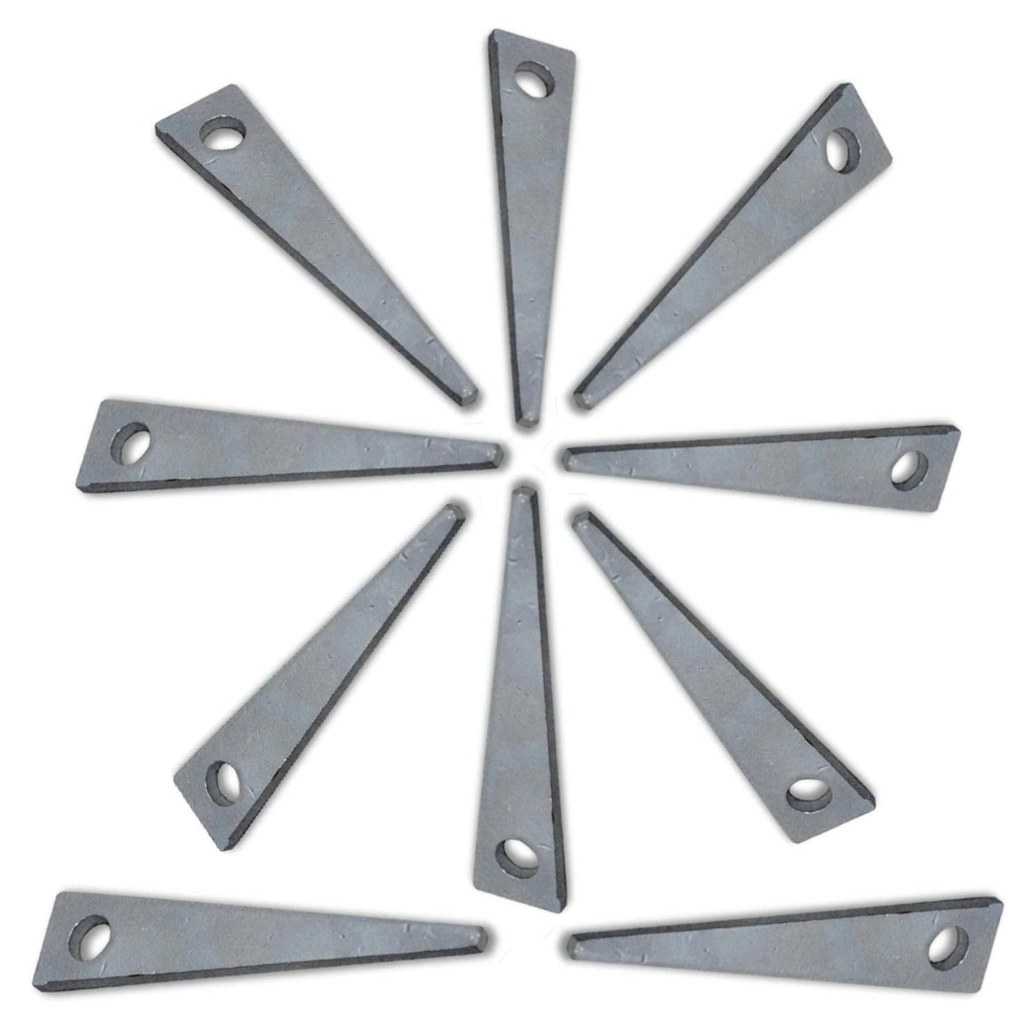 Drive in Hammer in Vine Eyes 75mm Hardened Steel Traditional Hammer in Vine Eyes for Garden Fixtures (Pack of 10)