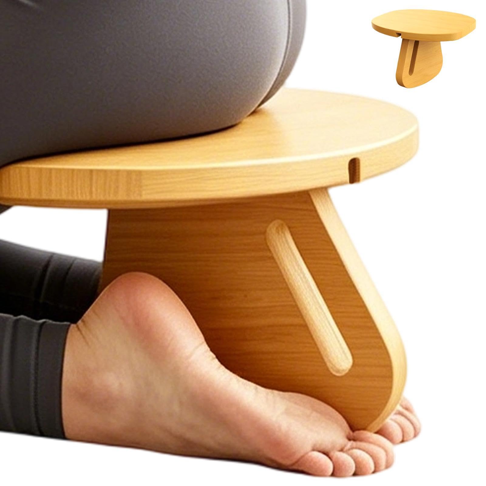 Banco de yoga ergonómico que mejora la postura en la meditación