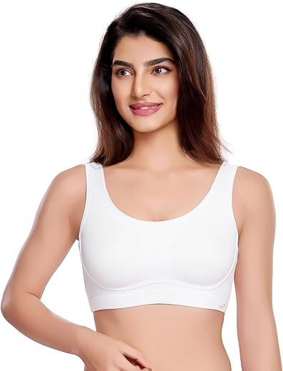 juliet Women's Cotton Non-Padded Wire Free Sports Bra JS 97