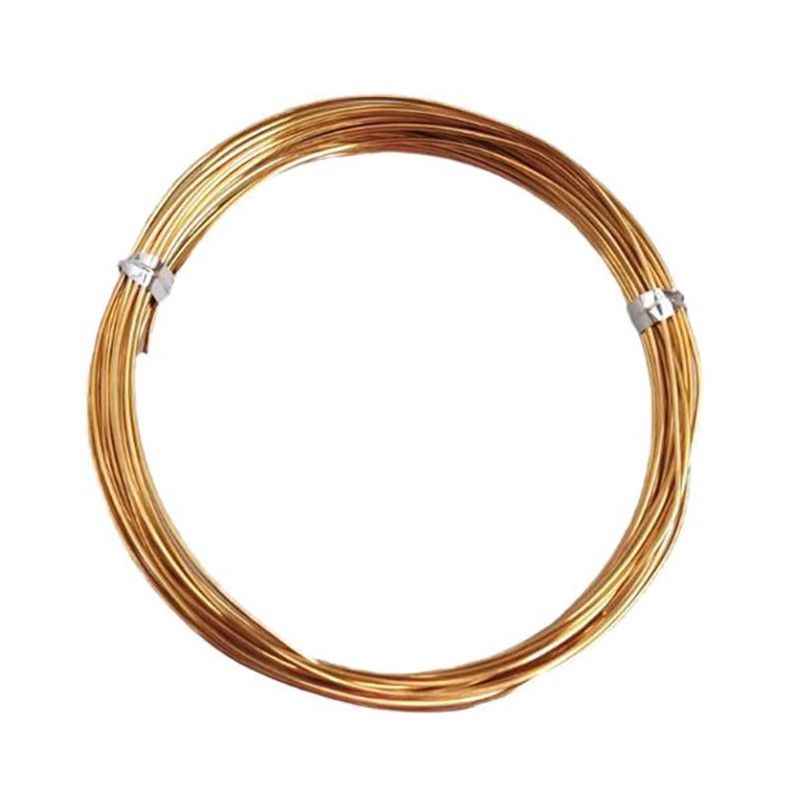 Filo d'ottone Filo duro in ottone 0,3,4,5,6,7,8,9 1,2, mm(2.5mmx5m 1pc)