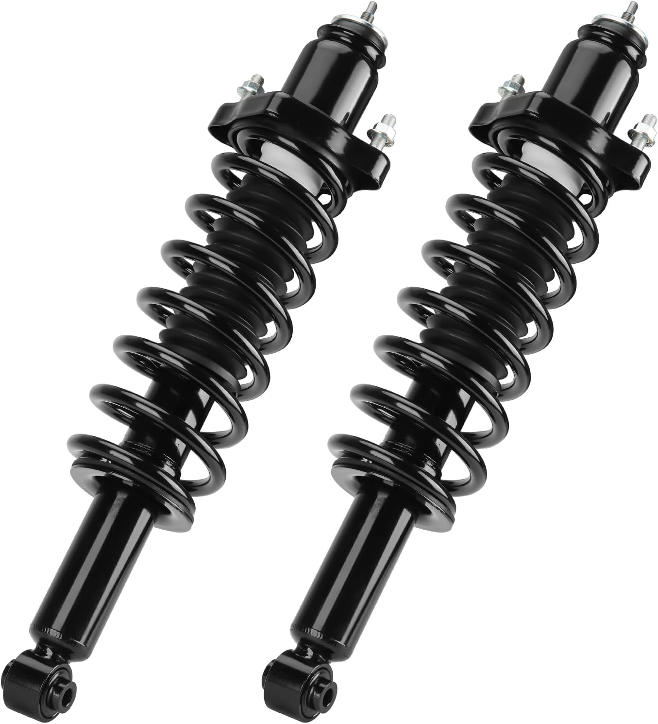 Front w/Coil Strut Shock Absorber for Volvo XC90 2003-2013(Excludes Electronic Suspension), Complete Spring Struts Shocks Assembly Absorbers Replace for 11485 11486, 2004 2005 2006 2007 2008 2009 2010