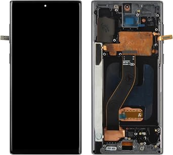 TFT for Samsung Galaxy Note 10 Screen Replacement for Galaxy Note10 LCD Display Touch Screen for SM-N970F SM-N970U SM-N9700 Digitizer Assembly Replacement Repair Parts (Black with Frame)