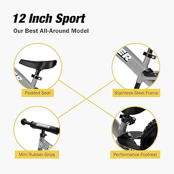 STRIDER バランスバイク用スタンド ブラック　ロッキングベース Amazon.co.jp: Strider 12インチ スポーツバイク (マットグレー