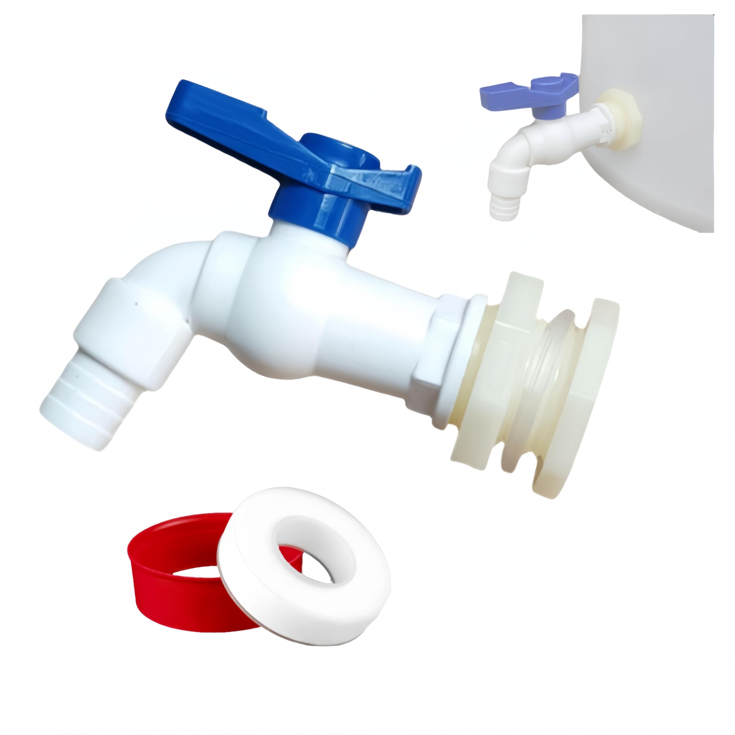 Amazon.co.jp: Ai-OUMLEEF 蛇口キット ボールバルブ 1PCS 貯水タンク 