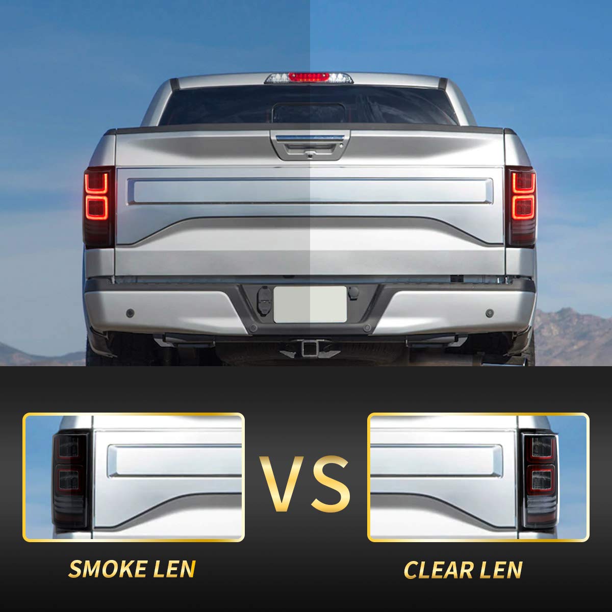 Buy VLAND LED Tail Lights Compatible with [Ford F150 Pickup 20152020