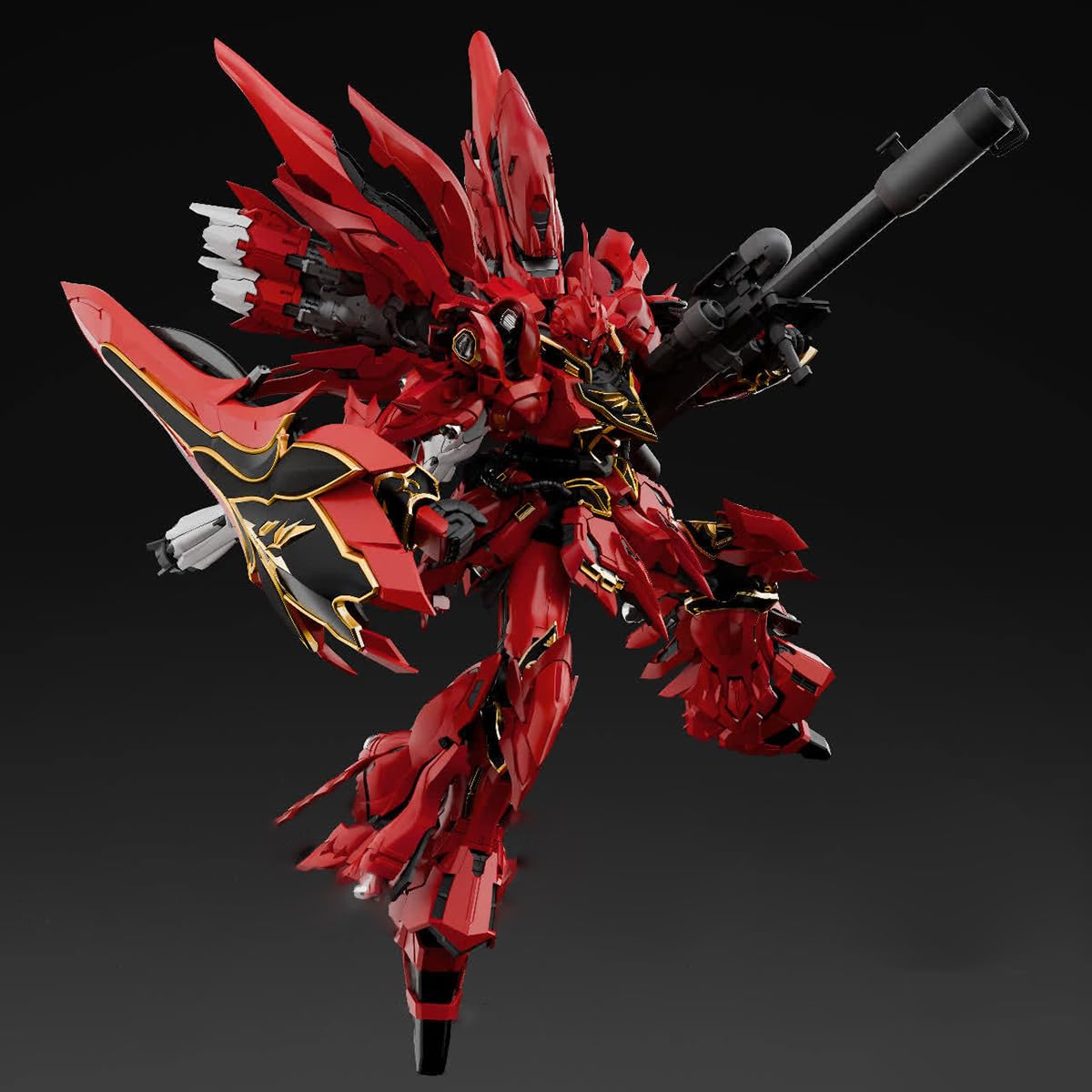 HiPlay Comet Tech 1/100 Crimson Triple Speed Sinanju MSN-06S Assembly Model Kits