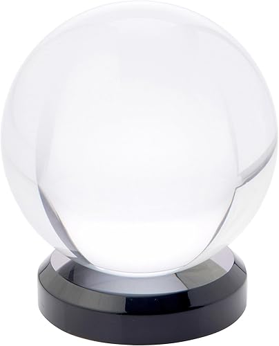 Miniatura 2 de Plymor Base redonda de acrílico negro con círculo dentado para sostener huevos, mármol, bola o esfera, 3 pulgadas de ancho x 3 pulgadas de