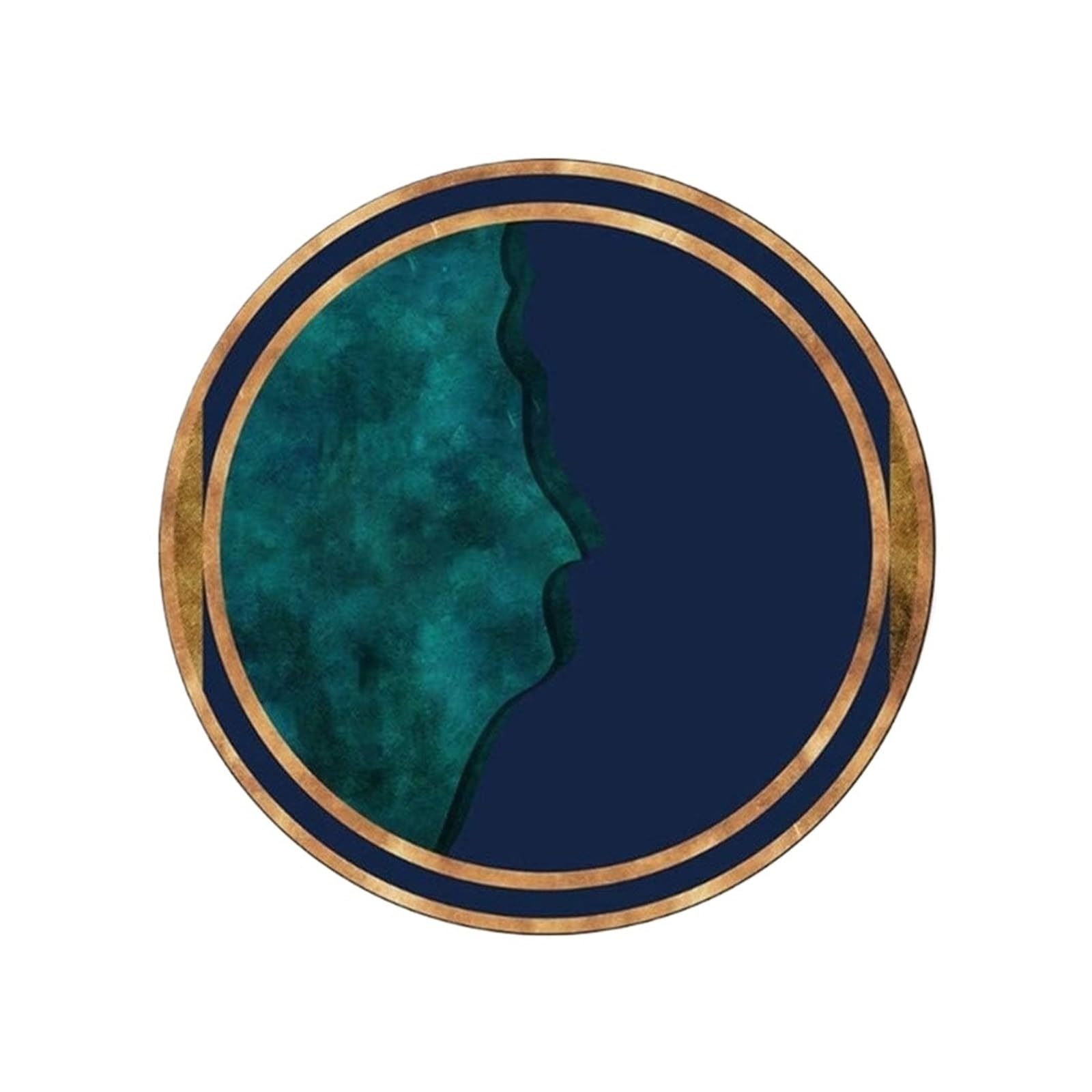 Tapis rond pour salon apportant de la couleur et du confort au sol