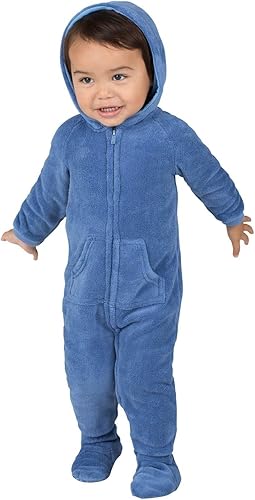 Miniatura 3 de Footed Pajamas Candy Cane Lane Infant Hoodie Chenille Onesie