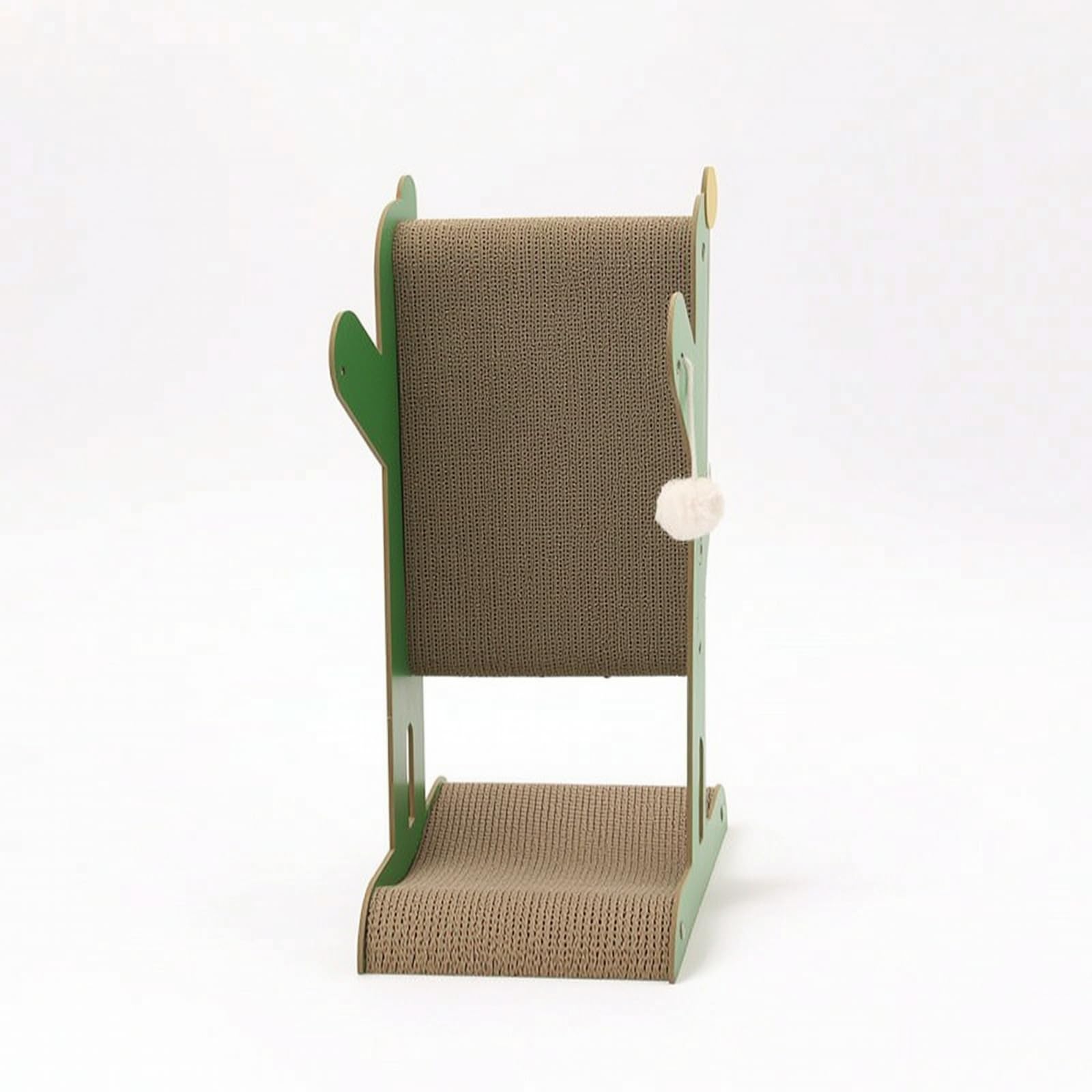 rockible Tiragraffi a Forma di Verde Tiragraffi con Pannello in Cartone Agli Animali Domestici per Gattini, Appartamento, Soggiorno, Cactus T-shape