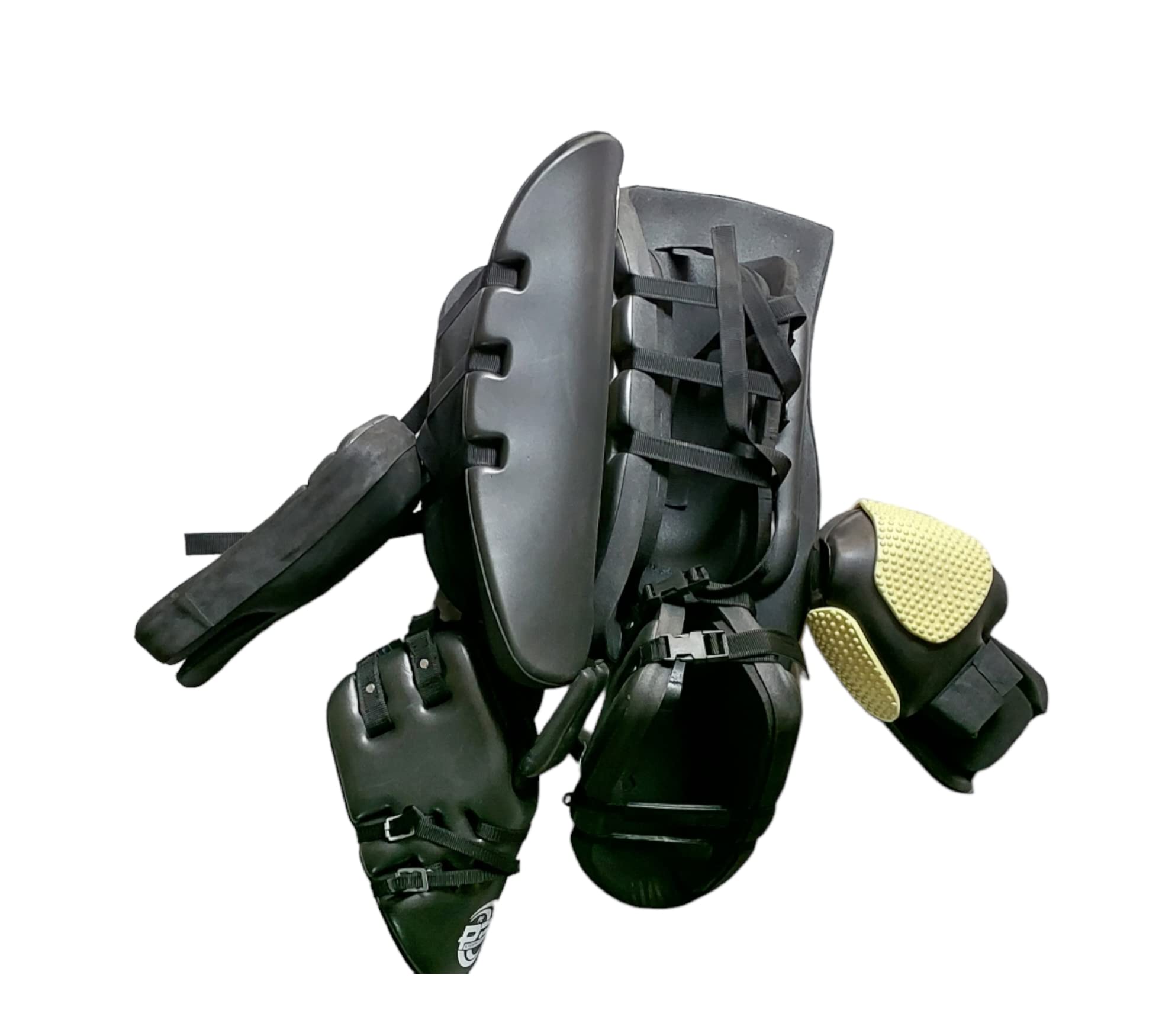 PE Hockey Leg Guard,kikker,Glove Hockey Goalkeeper Leg Guard (Black) 1