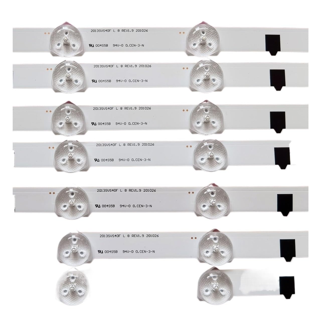 LED Strip 13 LEDs Fit For 40" TV 2013SVS40F UE40F6400 D2GE-400SCA-R3 UA40F5500 D2GE-400SCB-R3 UE40F5000 UE40F5700(1 TV-14 PCS)
