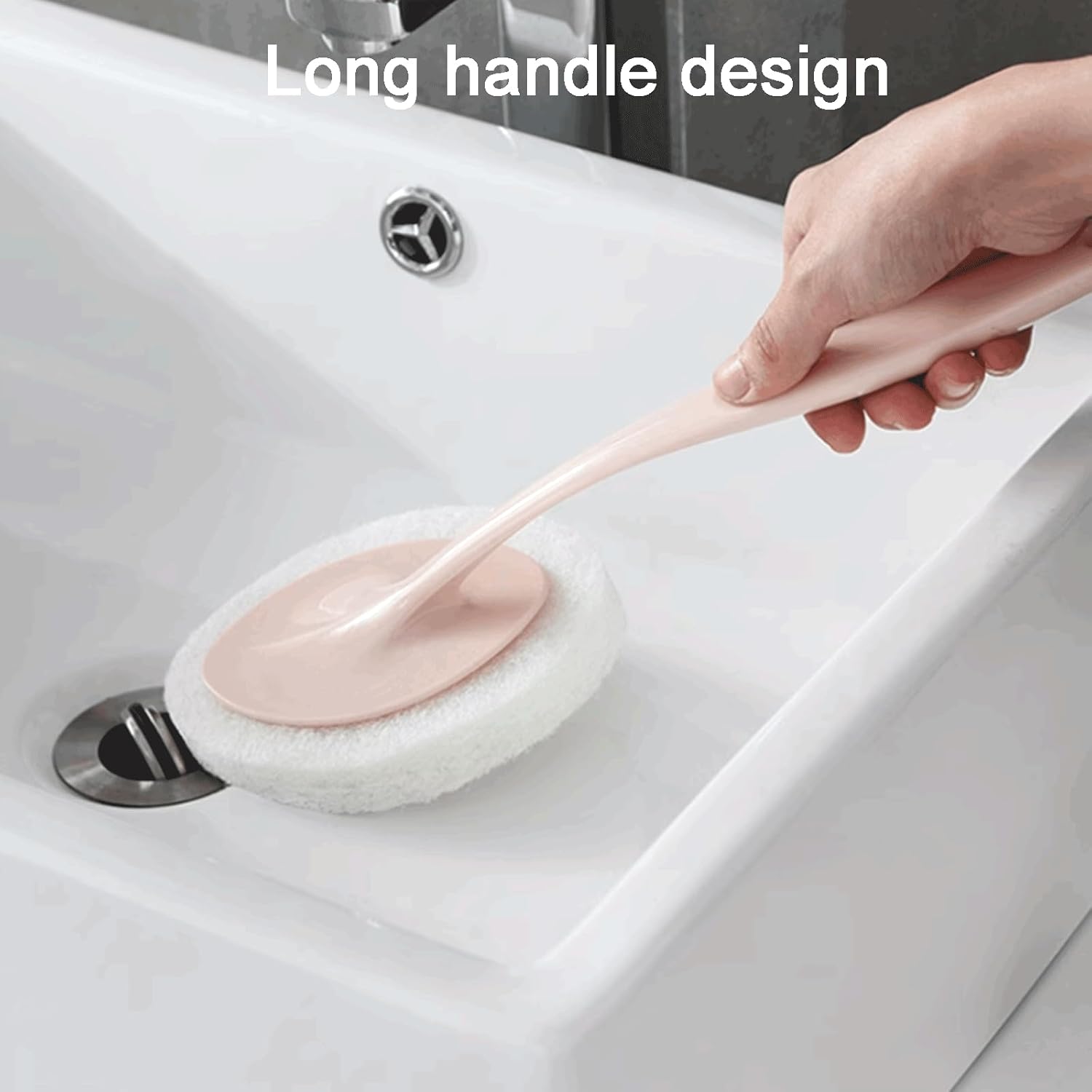 Multipurpose Plastic Long Handle Cleaning Brush Wall Tile Cleaning Brush Kitchen Bathtub Floor Cleaning Brush Multifunctional Strong