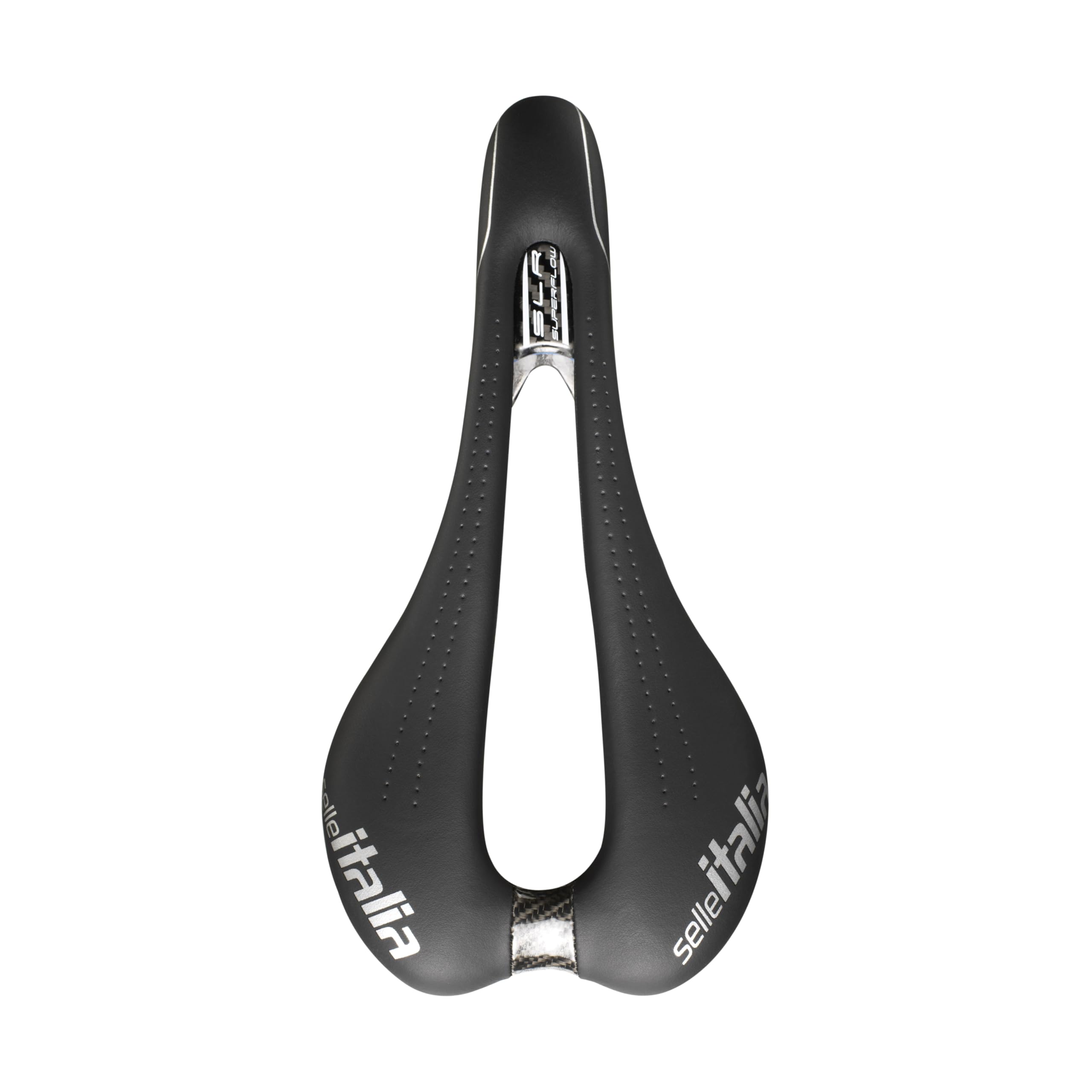 Selle Italia SLR Kit Carbonio Superflow - Sella Bicicletta da Strada in Carbonio, Bici da Corsa, Foro Superflow, Leggera e Comoda