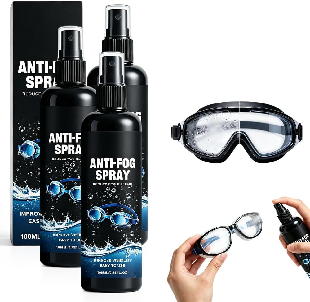 Drkicsy Anti Fog Spray for Glasses, 2026 New Lens Scratch Remover Spray for Eyeglasses & Sunglasses, Lens Cleaner for Camera Lens, Phone & Laptop Screens