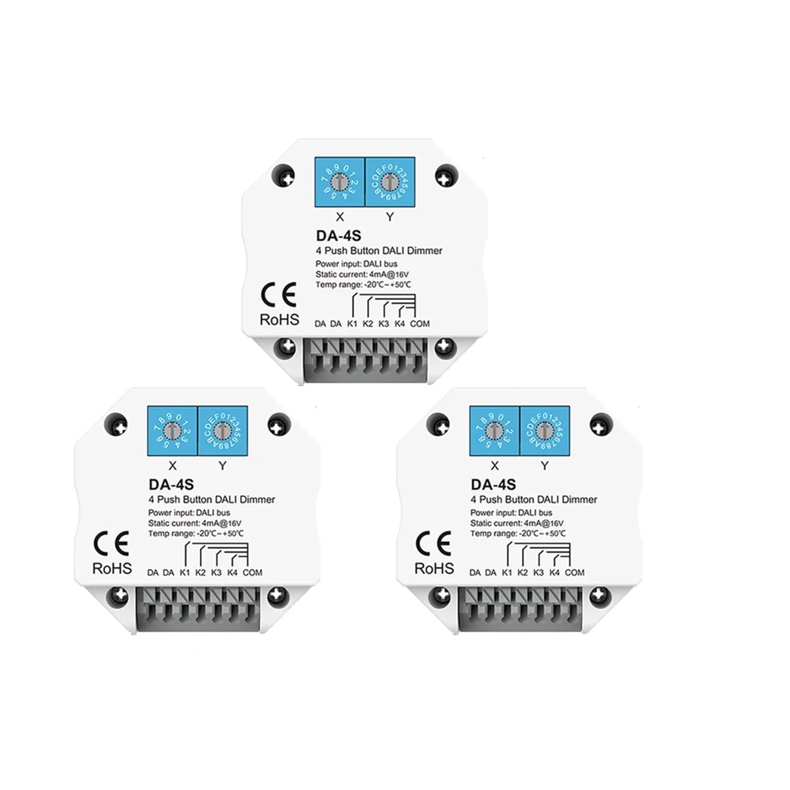 Variateur Dali à 4 modes de diffusion et contrôle de groupes d'éclairage