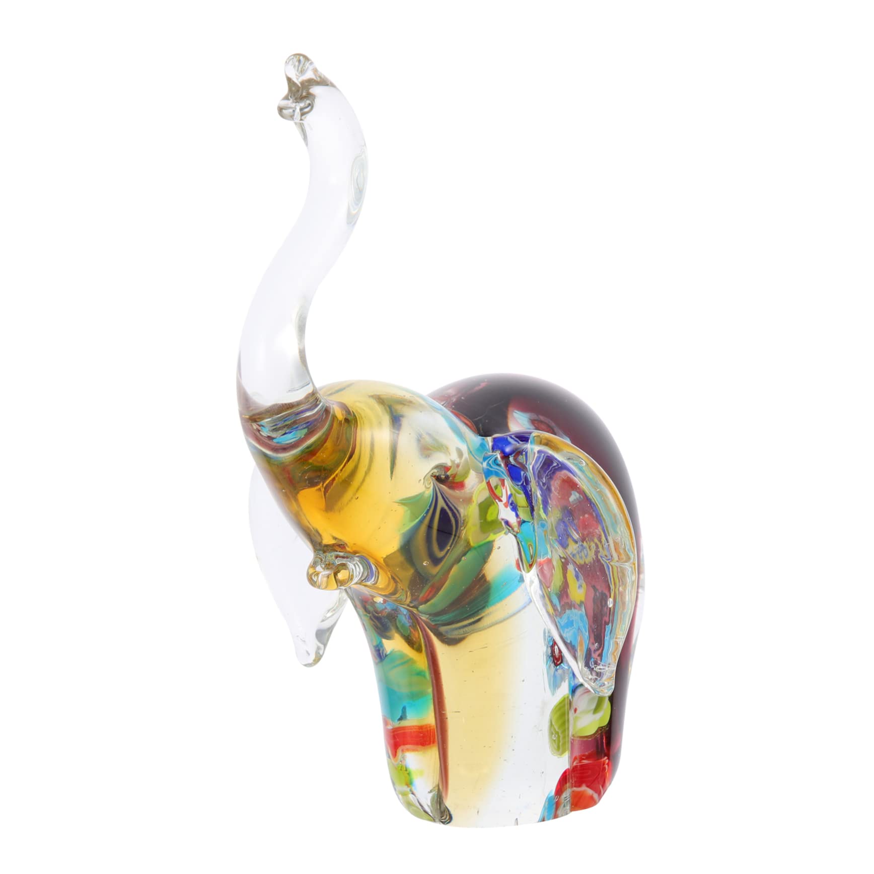 Figurine en verre Gatuida façonnée main pour une décoration de table chic et design