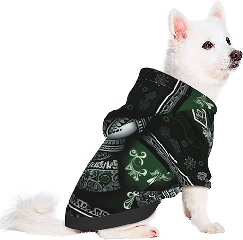 Miniatura 2 de Sudaderas con capucha 3D de muñeco de nieve de Navidad para perros pequeños, un disfraz acogedor para cachorros con estilo, delicias de cosplay,