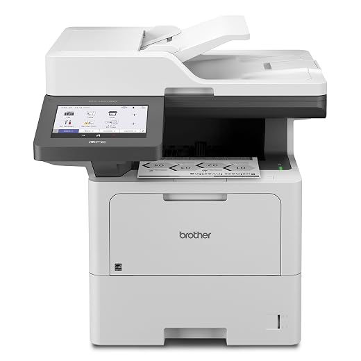 Brother MFC-L6810DW Enterprise Monochrome Laser All-in-One Printer with Low-Cost Printing & Large Paper Capacity