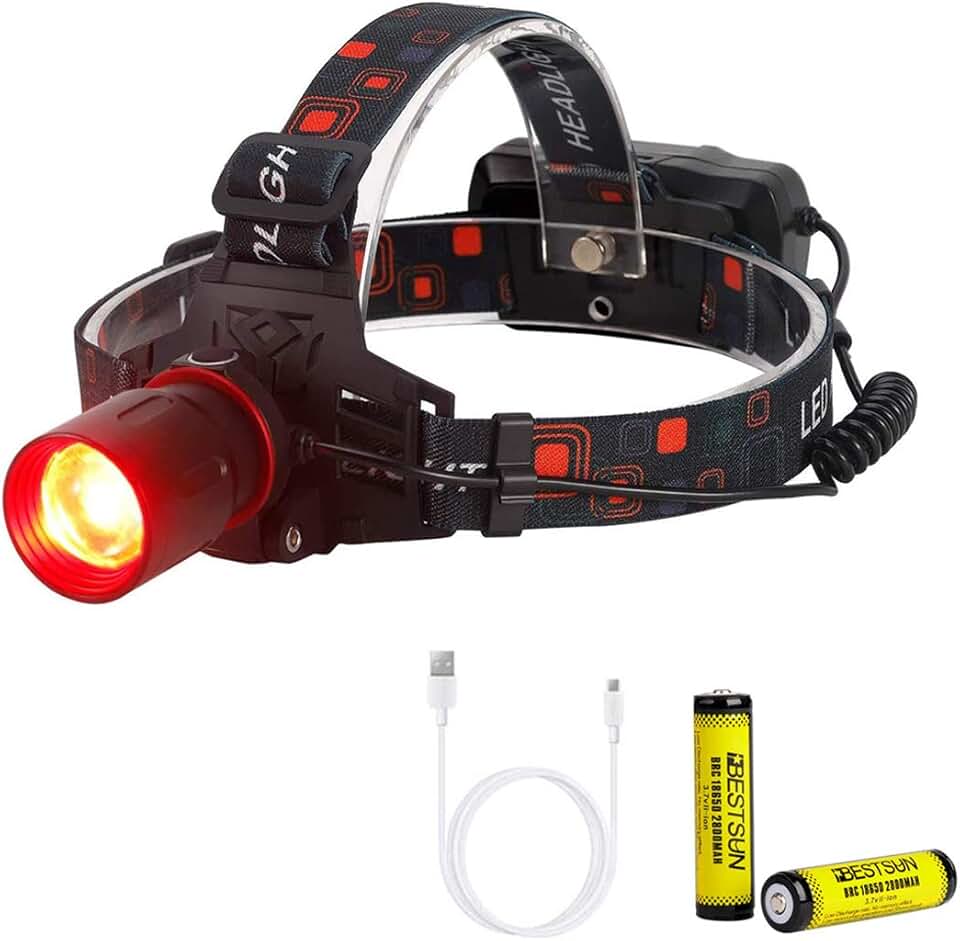 Headlamp Red Lens
