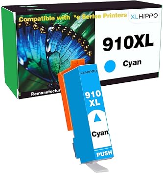 910XL Cyan Ink Cartridge Replacement for HP 910 910XL Compatible with HP OfficeJet 8010 8010e 8012e 8014e 8015e 8018 8022e Pro 8020 8020e 8024e 8025e 8028 8028e 8035e Printer| 1x Cyan Pack