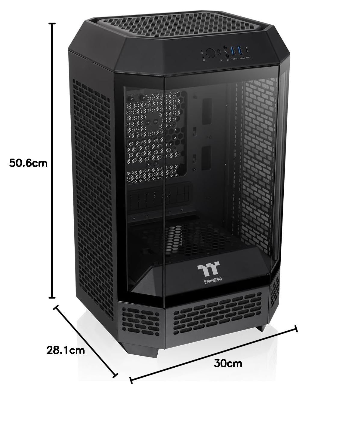 Thermaltake The Tower 250 | Mini ITX Case | Black — view 10