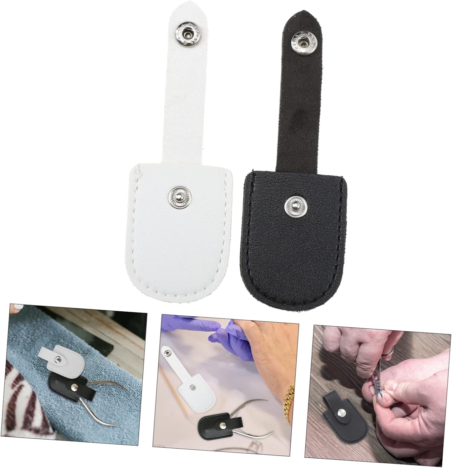 Veemoon 6pcs Nail Scissor Covers Scissor Cover for Nail Cutters Cuticle Nippers Professional Scissors Protective