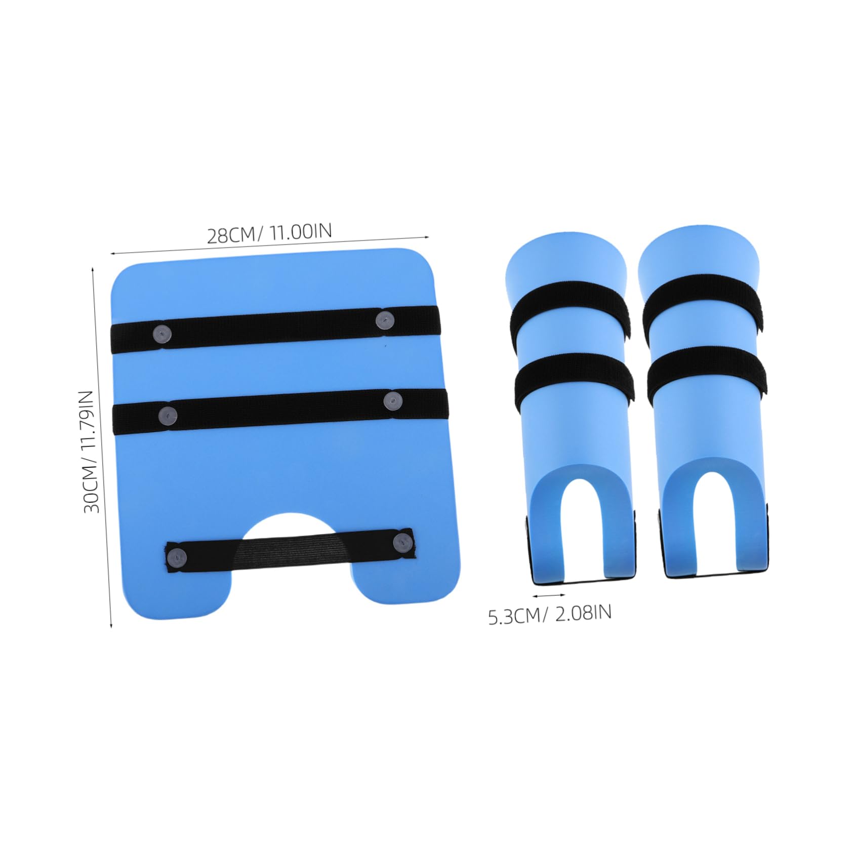 SUPVOX 2pcs Adjustable Foam Swim Cuffs for Water Aerobics Fitness Training Pool Equipment Resistance Bands for Rehabilitation Strength Building for Adults Seniors