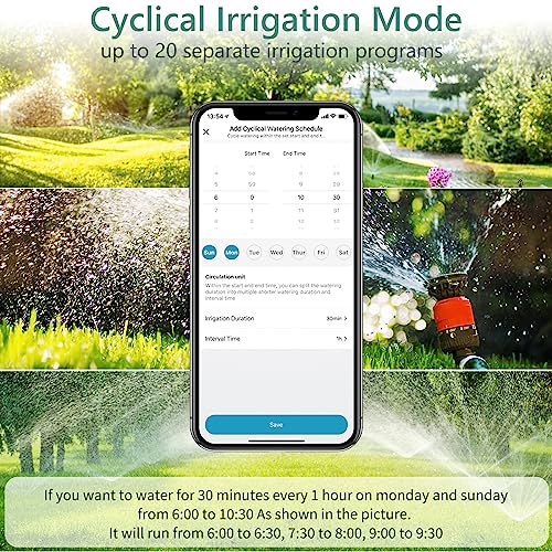 Diivoo DI-WT05W-USBL-US Wifi Sprinkler Timer 2 Zone thumb #6