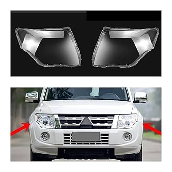 三菱 パジェロ V87/V93/V97専用 ヘッドライトカバー2色セットABS製 三菱 パジェロ V87/V93/V97専用 ヘッドライトカバー2色セットABS