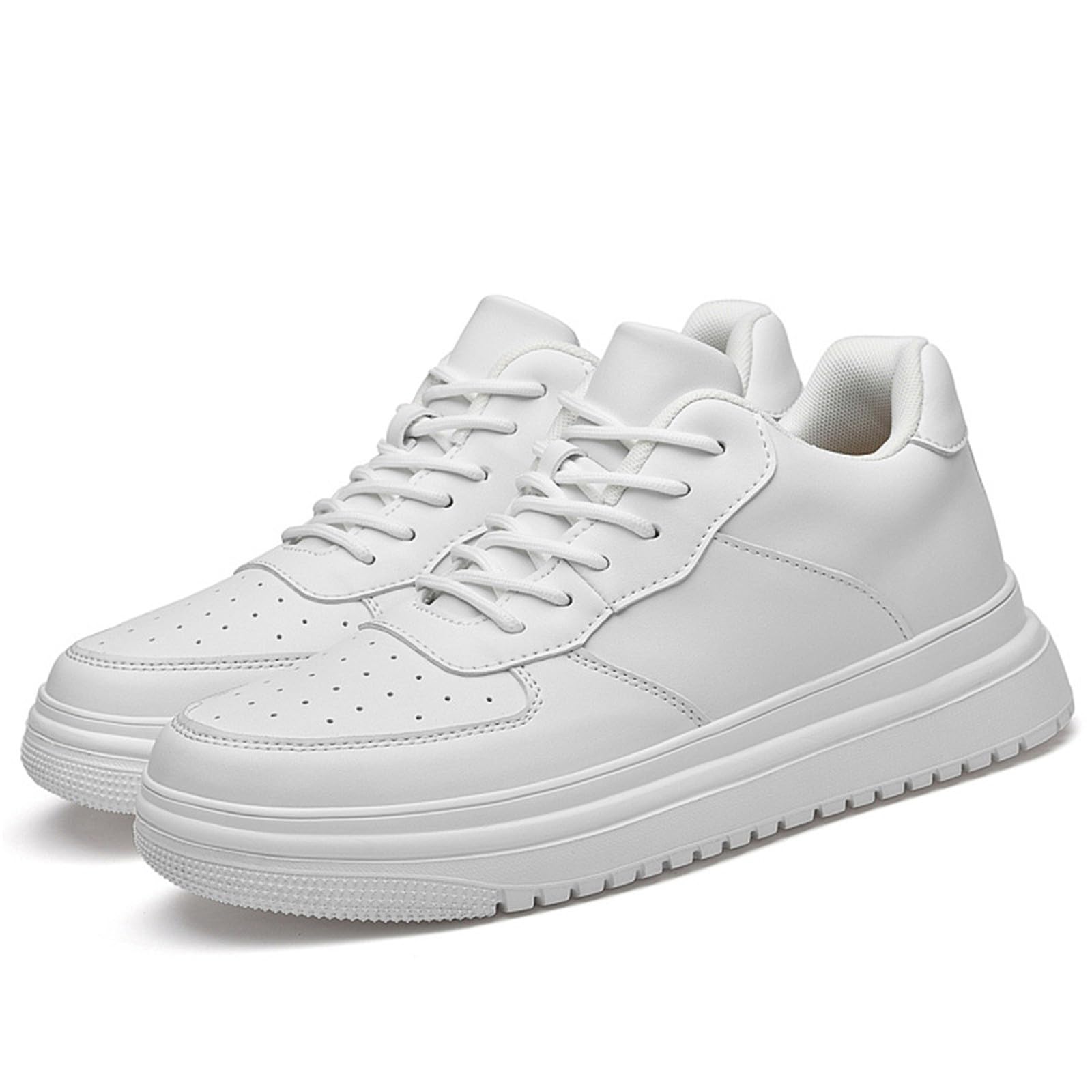 Chaussures Rehaussantes Homme 8cm Chaussures élévatrices à Hauteur Invisible Chaussure de Marche Tennis Sport Golf Légère Respirant Sneakers