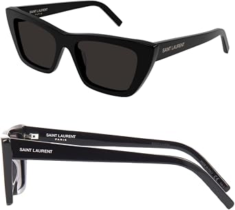 SAINT LAURENT SL 276 MICA Cat-Eye shape Sunglasses + Bundle with eSHADES Luxury Eyewear Kit