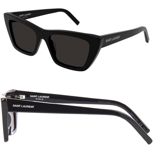SAINT LAURENT SL 276 MICA Cat-Eye shape Sunglasses + Bundle with eSHADES Luxury Eyewear Kit