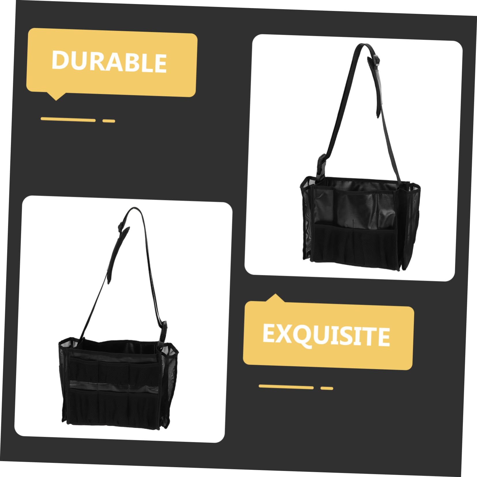 VALICLUD Tragbare Kosmetiktasche für Visagisten mit Großem Fassungsvermögen aus Mesh Wasserfest und Einfach zu Verstauen für Make Up Pinsel und Professionelle Nutzung