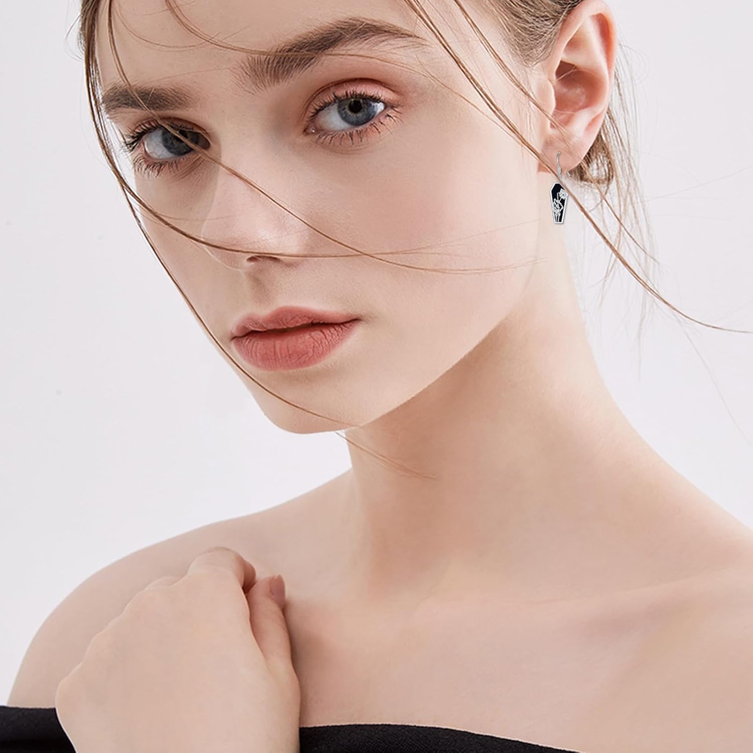 Yue Yuan Animal Plant Earrings for Women 925 Sterling Silver Butterfly/Cat/Jellyfish/Shell/Maple Leaf/Cardinal/Celtic Drop Earrings Silver Dangle Jewelry Birthday Anniversary Christmas Gift for Mother Wife - Image 5