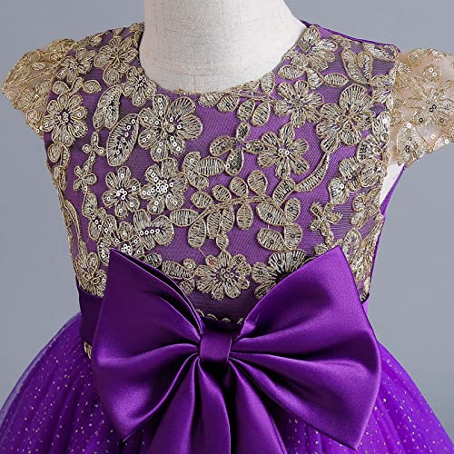 Sequins Pageant Dress for Girls Tulle Flower Girl Dresses for Wedding Birthday Princess Party Ball Gowns for Kids4