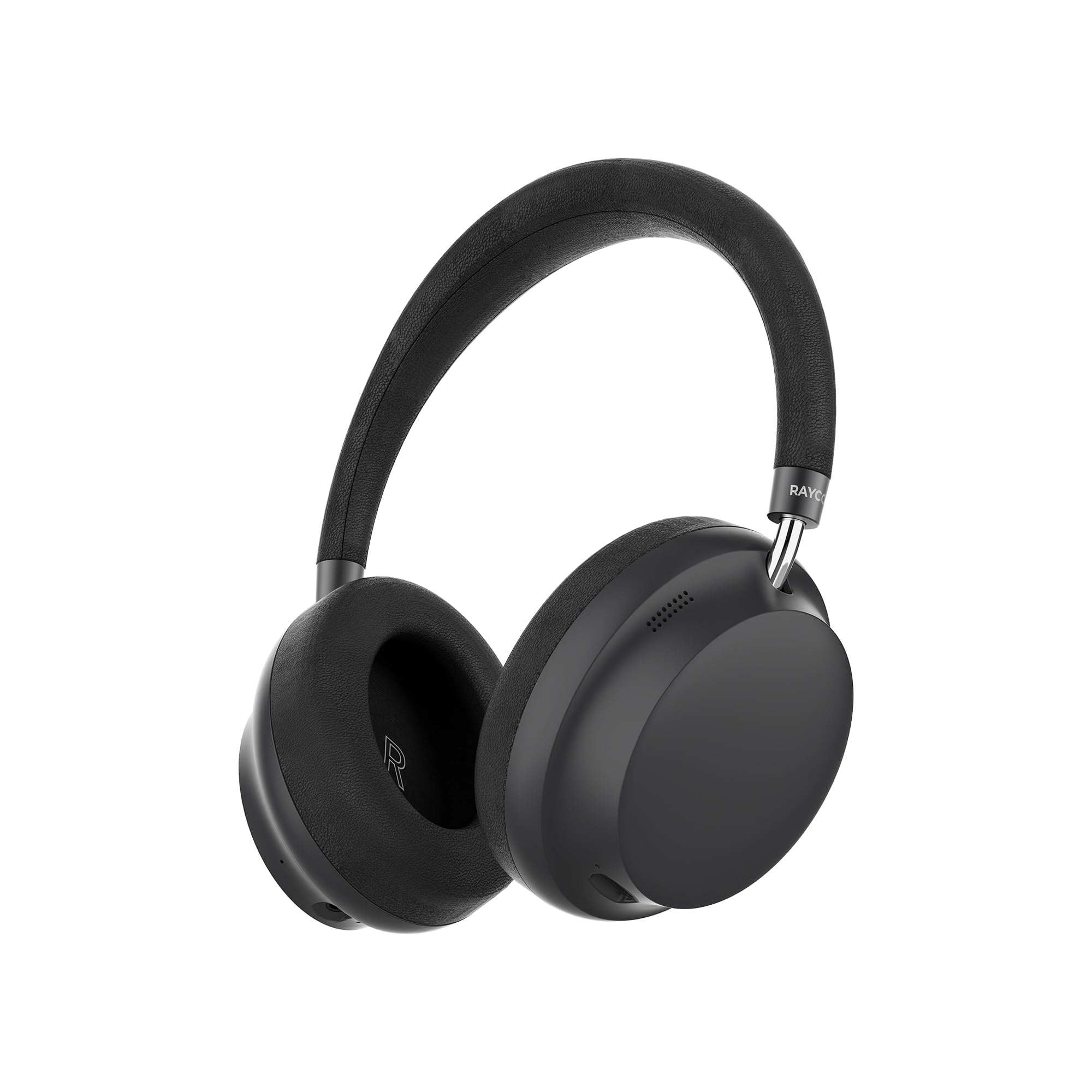 black bluetooth headphones over ear active noise cancelling