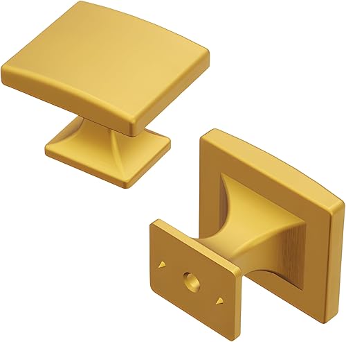 Hickory Hardware Forge Collection - Paquete de 10 pomos de gabinete de cocina de núcleo sólido, pomos de lujo para armarios y aparadores, tiradores