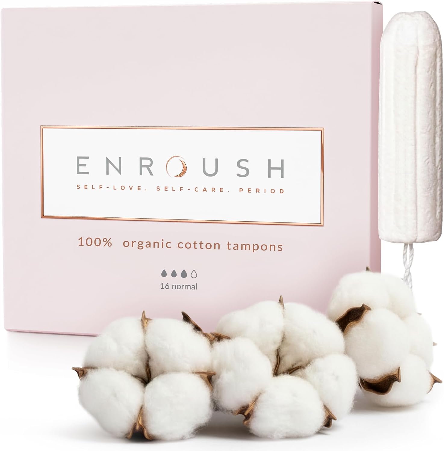 100% Organik Pamuklu Tampon | Doğada Çözünür ve Toksinsiz | Hipoalerjenik - Tahriş ve Alerji Yapmaz | Ultra Emici - Sızdırmaz Koruma| Vücudunuz İçin Sağlıklı ve Konforlu Seçim - 16 Adet Normal