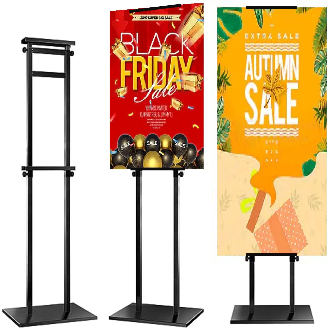 Amazon.co.jp: 立て看板 ブラックボード ポスタースタンド 掲示板 看板 