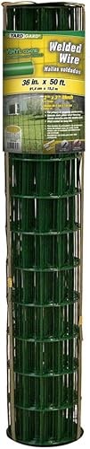 Miniatura 26 de YardGard 309303A Valla de alambre soldado galvanizado, 1 malla de 1/2 pulgadas, 16 Ga., 24 pulgadas x 100 pies - Cantidad 1