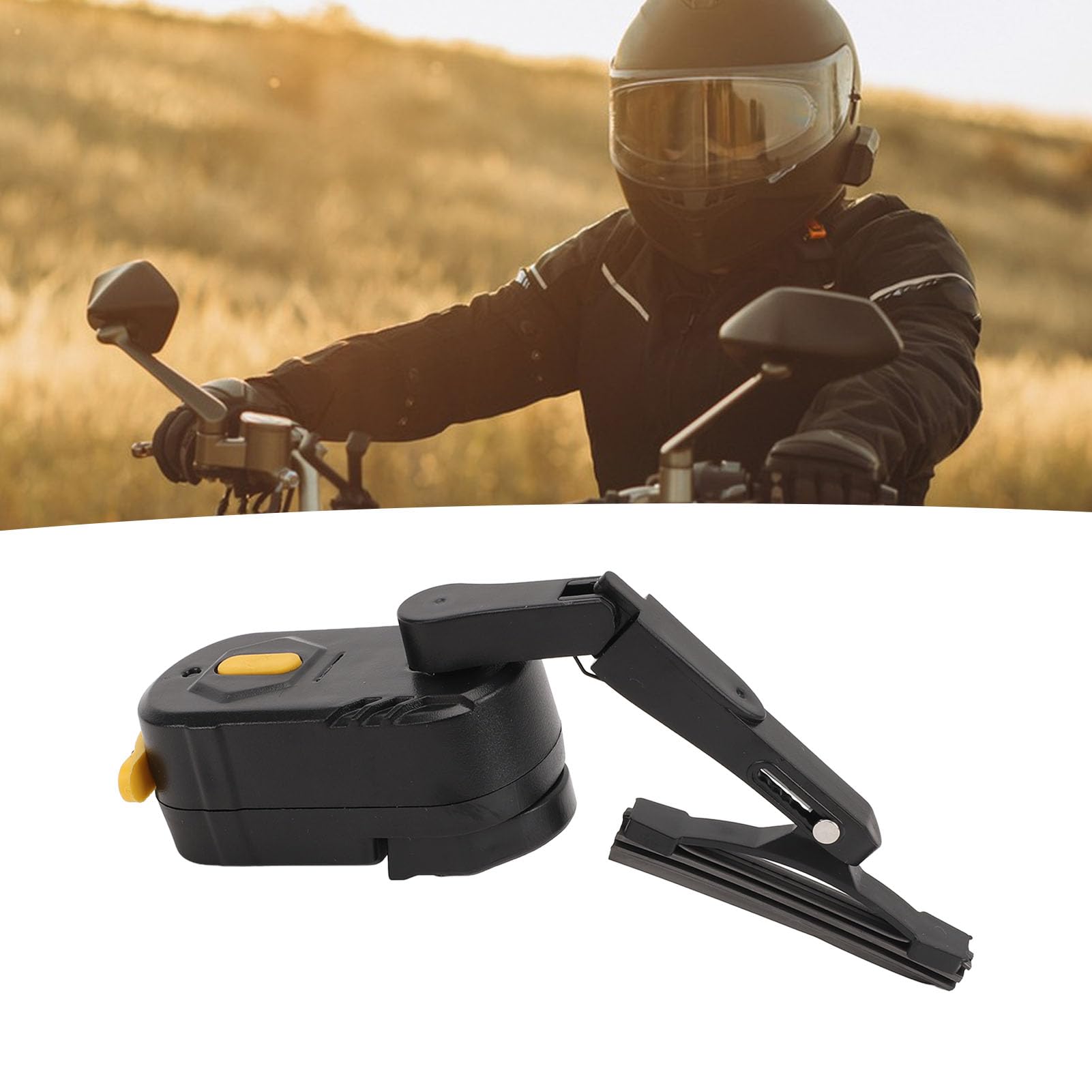 Amazon | バイクヘルメットワイパー、伸縮ブラケット付き2