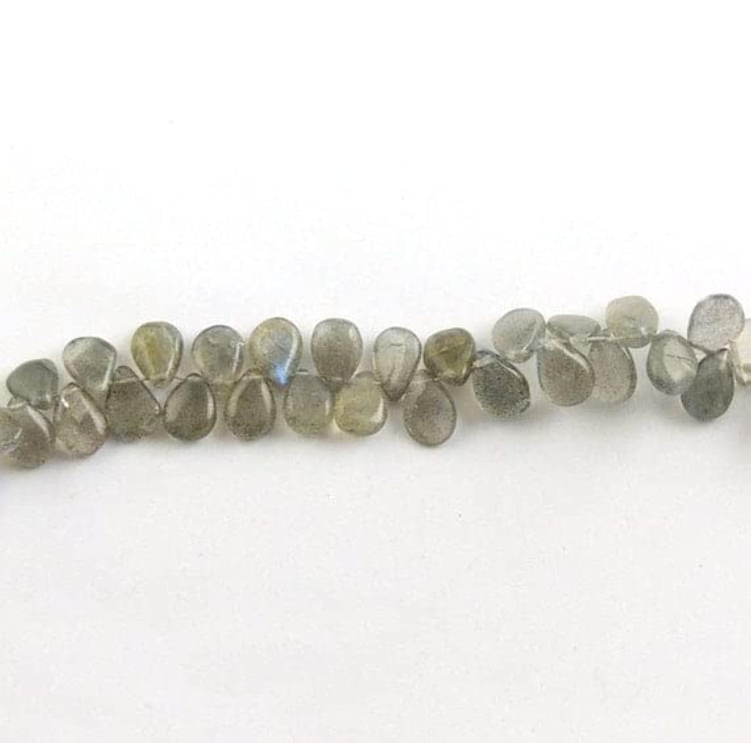 Perles de labradorite en gouttes pour créer vos bijoux bohèmes chics d'été